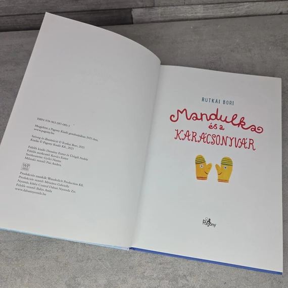 Rutkai Bori: Mandulka és a karácsonyvár, könyv