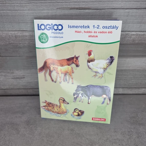 Logico Piccolo feladatkártyák - Házi-, hobbi- és vadon élő állatok