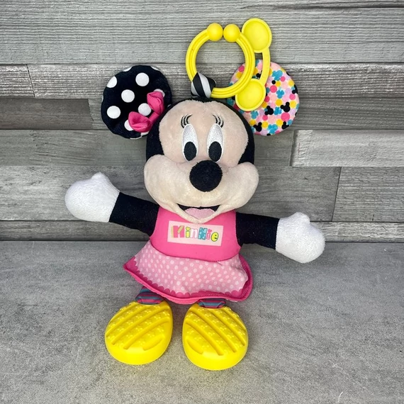 Disney Minnie Mouse sípoló babajáték plüss