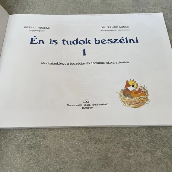 Nemzedékek Tudása Tankönyvkiadó: Én is tudok beszélni 1