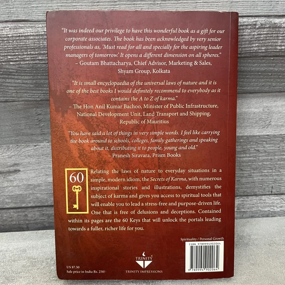 Vee Jay Attri: Secrets of Karma angol nyelvű könyv