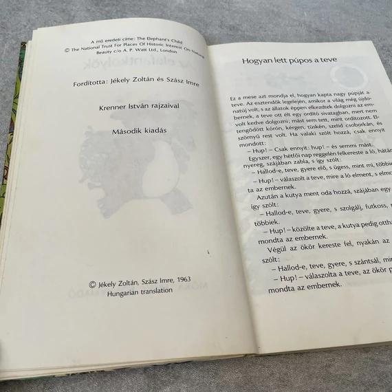 Rudyard Kipling: Az elefántkölyök retro mesekönyv