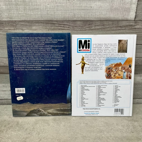 Móra: Ég és Föld; Mi Micsoda: AZ ókori Egyiptom titkai könyvcsomag