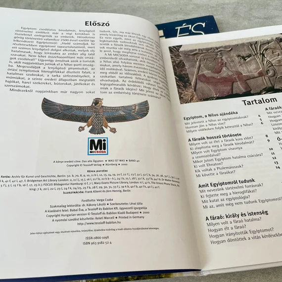 Móra: Ég és Föld; Mi Micsoda: AZ ókori Egyiptom titkai könyvcsomag