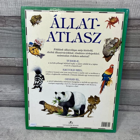 Barbara Taylor: Állat-Atlasz gyermek ismeretterjesztő könyv