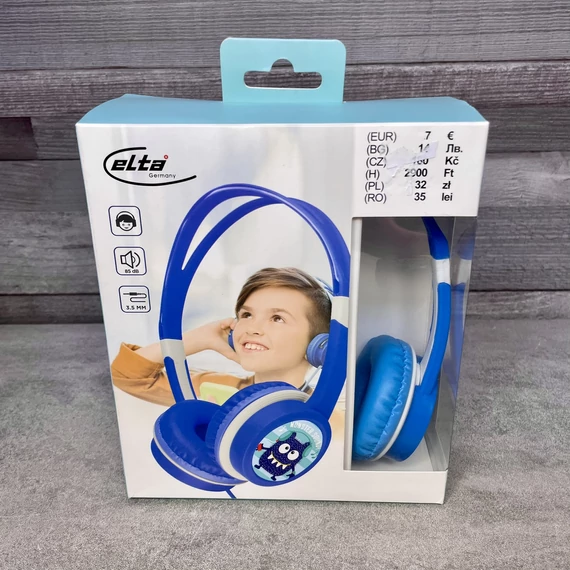 Delta Germany kék gyerek fejhallgató
