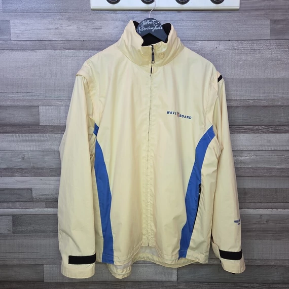 Waveboard sárga férfi széldzseki, L