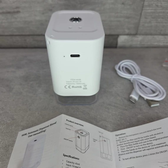 Brother érintésmentes, automata kézfertőtlenítő adagoló