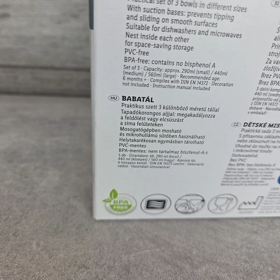 Ernesto babatál szett saját dobozában