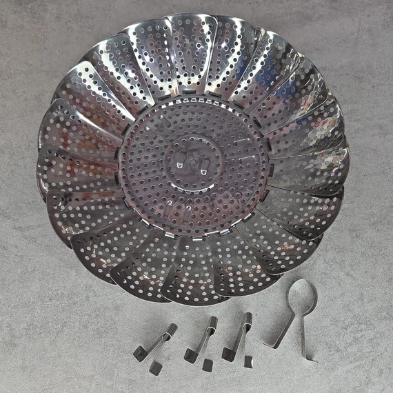 Fém zöldségpároló betét