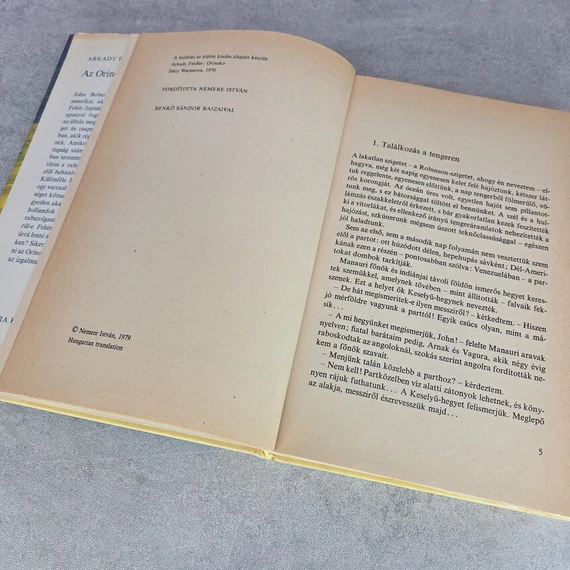 Arkady Fiedler: Az Orinoco folyónál, könyv