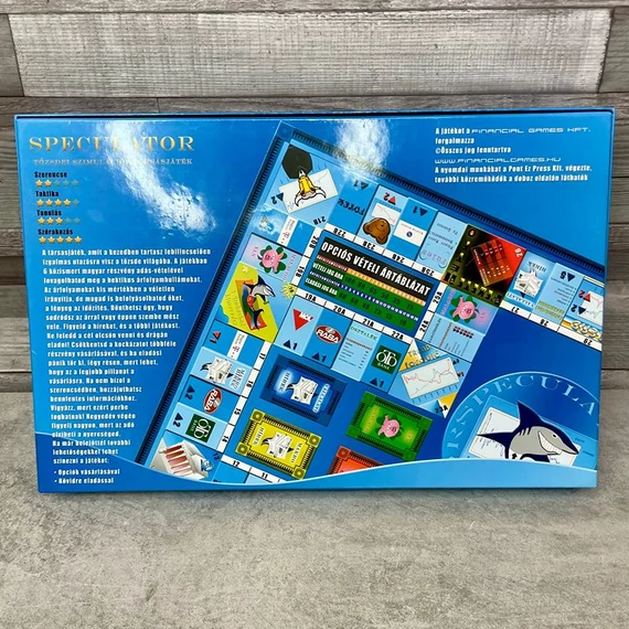 Speculator tőzsde szimulációs társasjáték