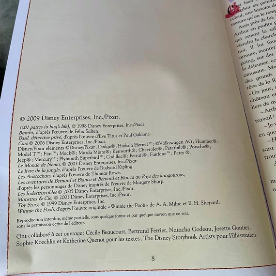 Disney: 365 Histoires Pour Le Soir Tome 2 francia nyelvű mesekönyv