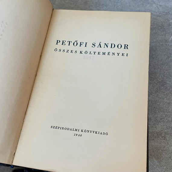 Petőfi Sándor Összes költeménye I-II. könyvcsomag