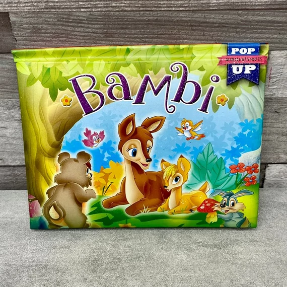 Bambi Pop Up francia nyelvű 3D-s mesekönyv