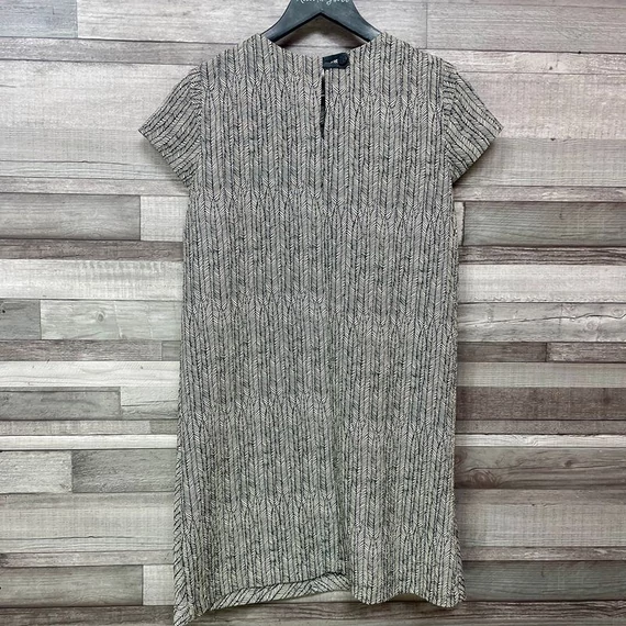 Zara fekete-törtfehér mintás női ruha S