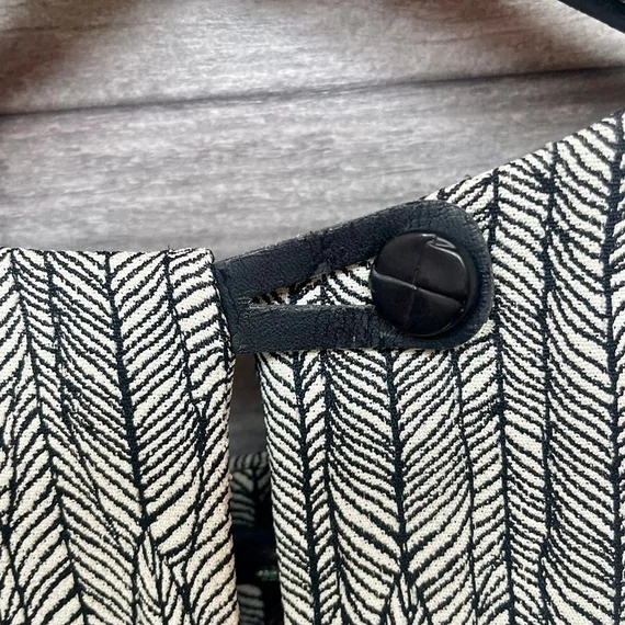 Zara fekete-törtfehér mintás női ruha S