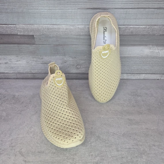 Baolao bézs hálós női cipő, 39