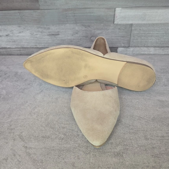 S. Oliver nude lapos talpú női utcai bőr cipő, 39