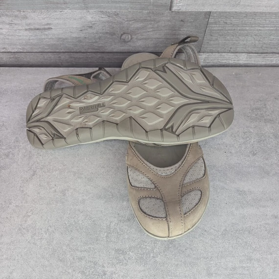 Merrell zárt orrú drapp női túraszandál, 38