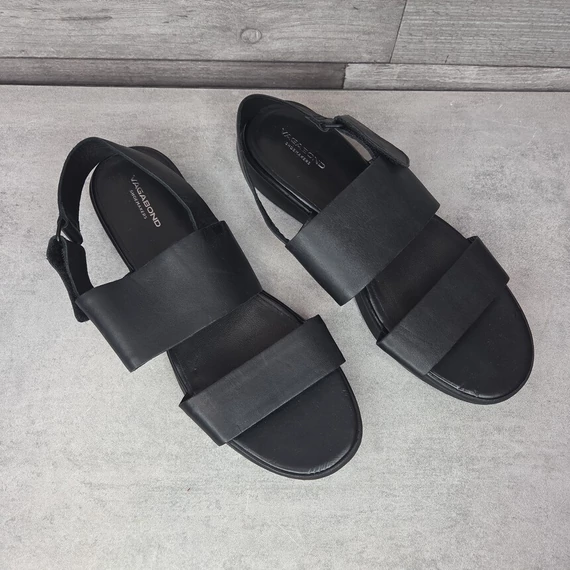 Vagabond fekete női bőr szandál, 40