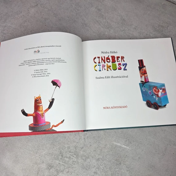 Módra Ildikó: Cinóber cirkusz, könyv