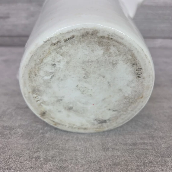 Zsolnay porcelán patika edény, kiöntő