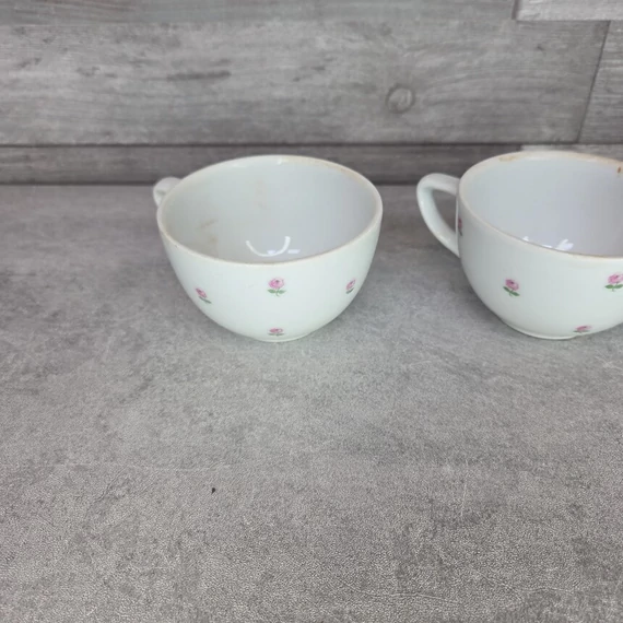 Puls rózsamintás porcelán teáscsésze szett