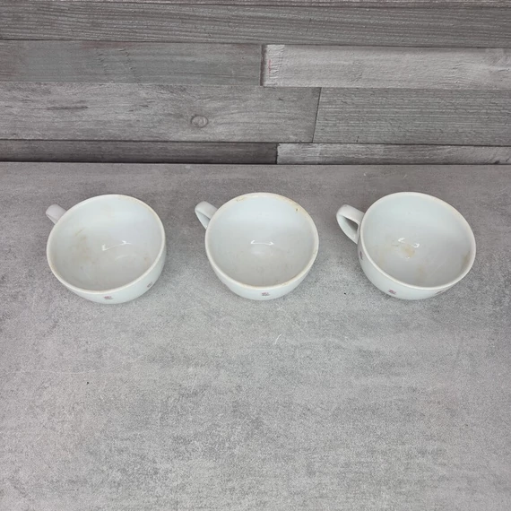 Puls rózsamintás porcelán teáscsésze szett