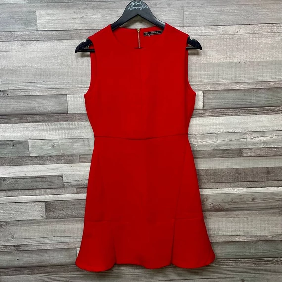 Zara Trafaluc piros női ruha S