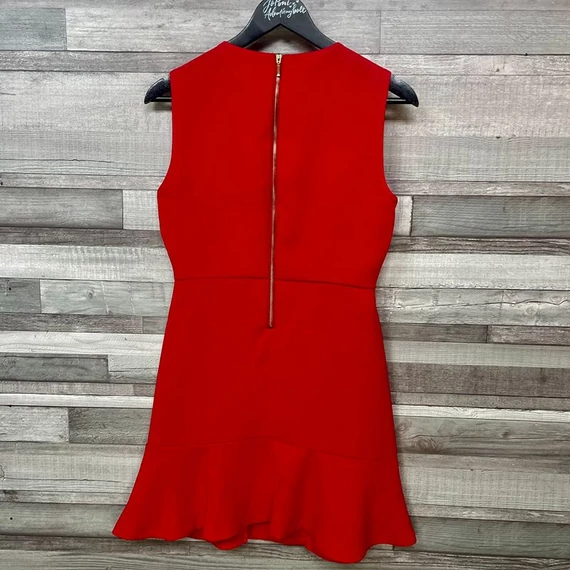 Zara Trafaluc piros női ruha S