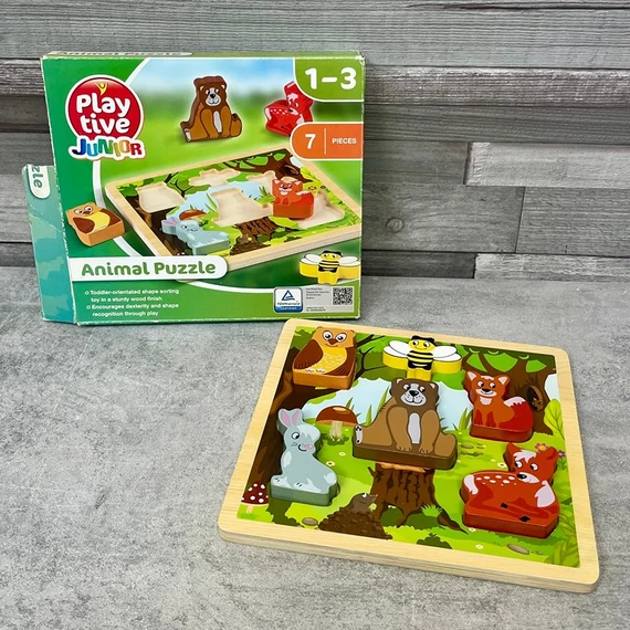 Play Tive Junior: Animal Puzzle, fa állatos kirakó játék