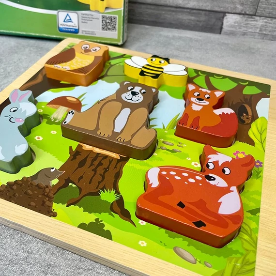 Play Tive Junior: Animal Puzzle, fa állatos kirakó játék