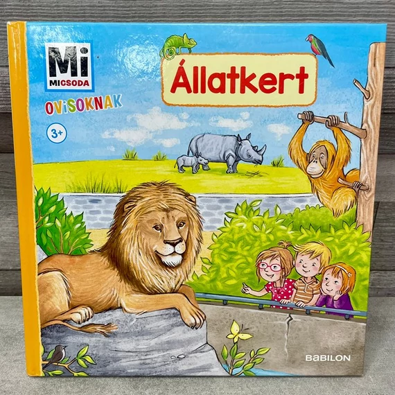 Mi Micsoda Ovisoknak: Állatkert, nyitogatós mesekönyv