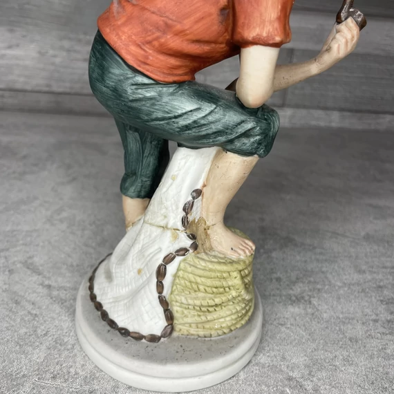 Foreign Capodimonte stílusú kerámia tengerész