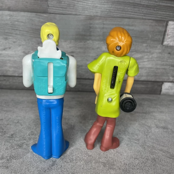 Scooby-Doo Bozont és Fred ritka játékfigura szett