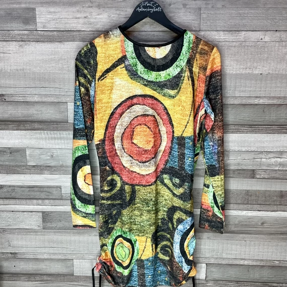 Rouge színes mintás női ruha L