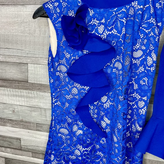 Acception Tóth Sz. Krisztina királykék alkalmi ruha szett S