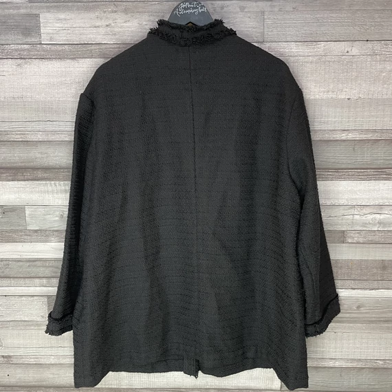 H&M fekete női szövetkabát XL