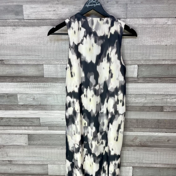 H&M fekete mintás lenge női ruha 36