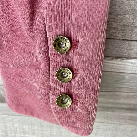 S.Oliver fakó piros/rózsaszín blézer 38