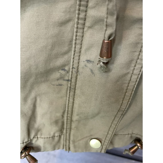 H&M khakizöld női átmeneti kabát 54