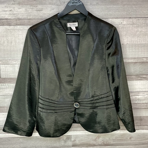 Top Blue fekete alkalmi blézer 46