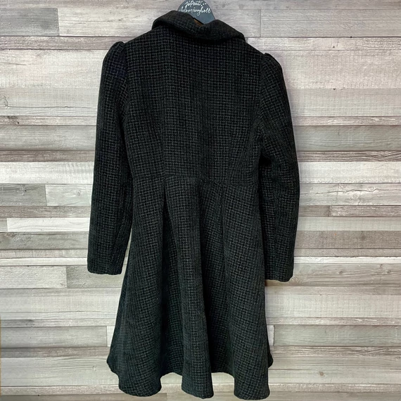 Shein fekete nőies szövetkabát 36