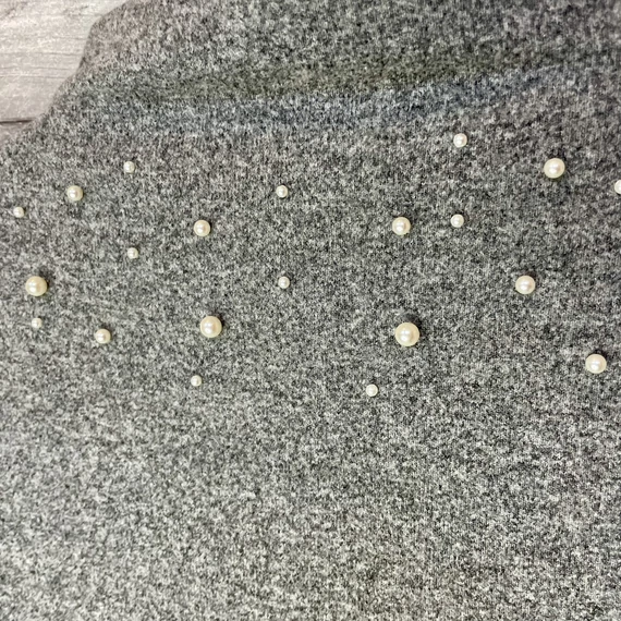 Orsay szürke gyöngyös meleg ruha 34