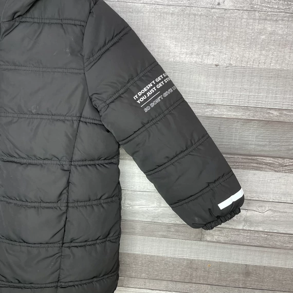 Sinsay fekete bundás gyerek kabát 116