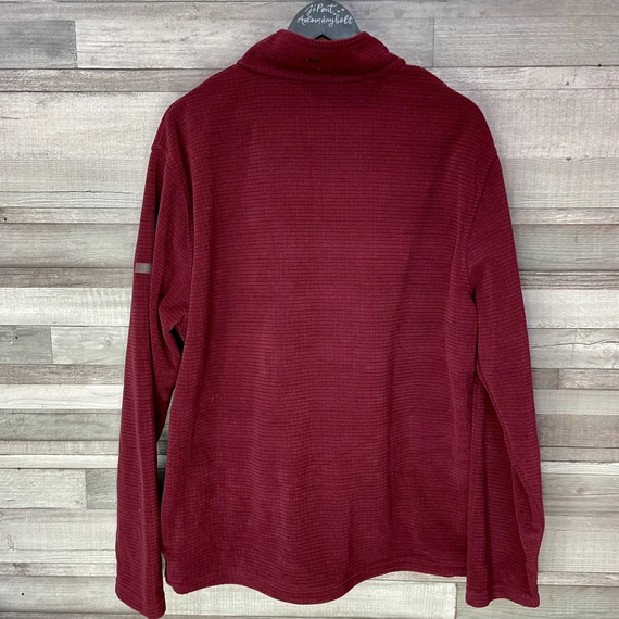 Regatta bordó cipzáros szabadidő felső/pulóver XL