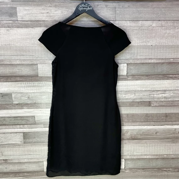 F&F fekete női csipkés ruha 34