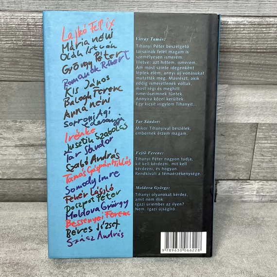 Tihanyi Péter: Harcok, extra beszélgetések T.P.-vel, könyv