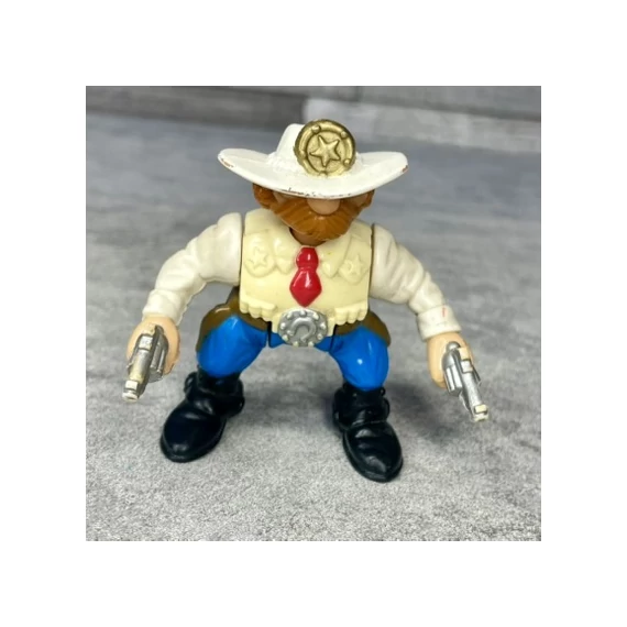 Vintage Fisher Price 1996 Cowboy játék figura szett